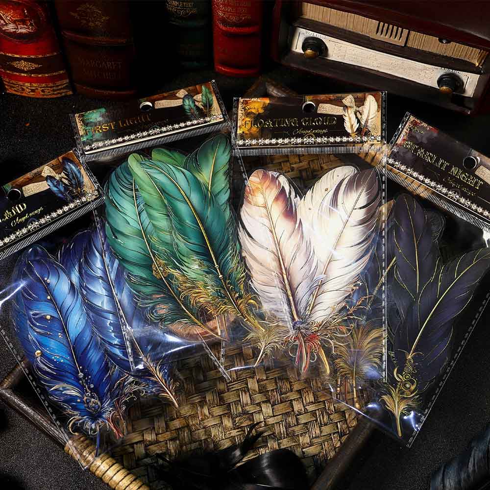 Rainbow-feather-sticker